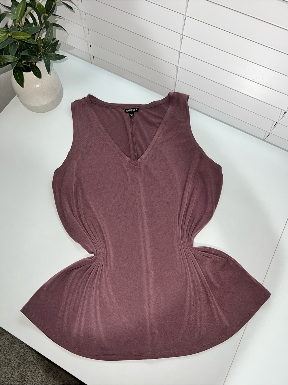 Express Women's V-Neck Tank Top - Size L (NWOT)